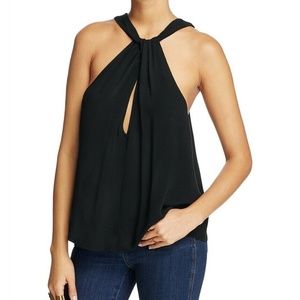 Free People Womens Twist Shout Keyhole Tank Top